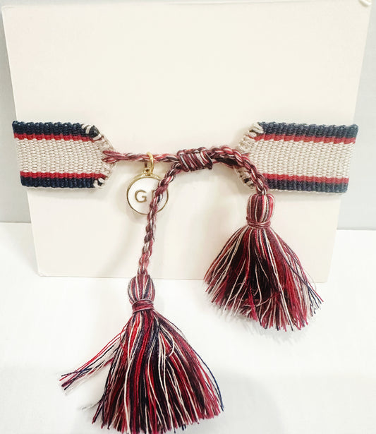 Patriots Team Tassel Bracelet