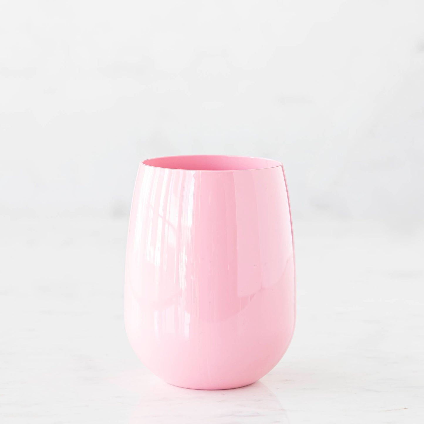 PINK STEMLESS WINE SYMGLASS