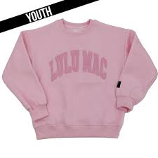 Lulu mac - Kids Light Pink Sweatshirt