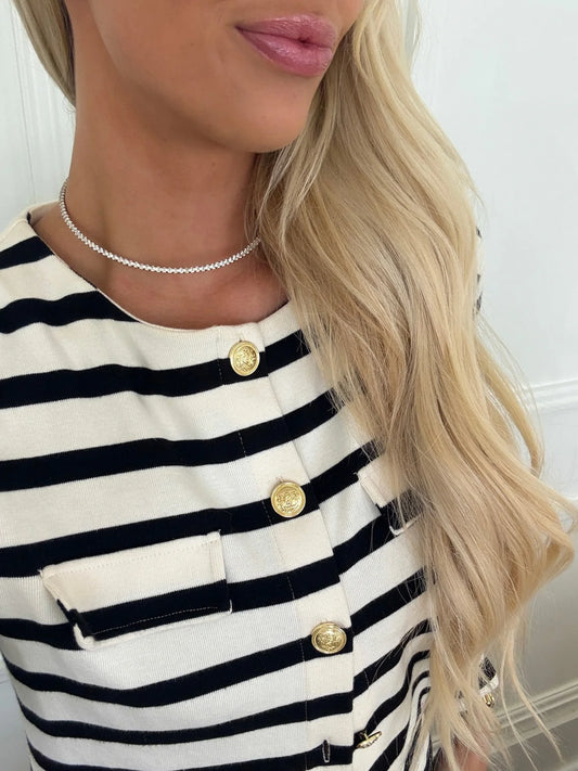 Gold Luxe Tennis Necklace