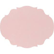 Hester & Cook die-cut Pink French Frame placemat