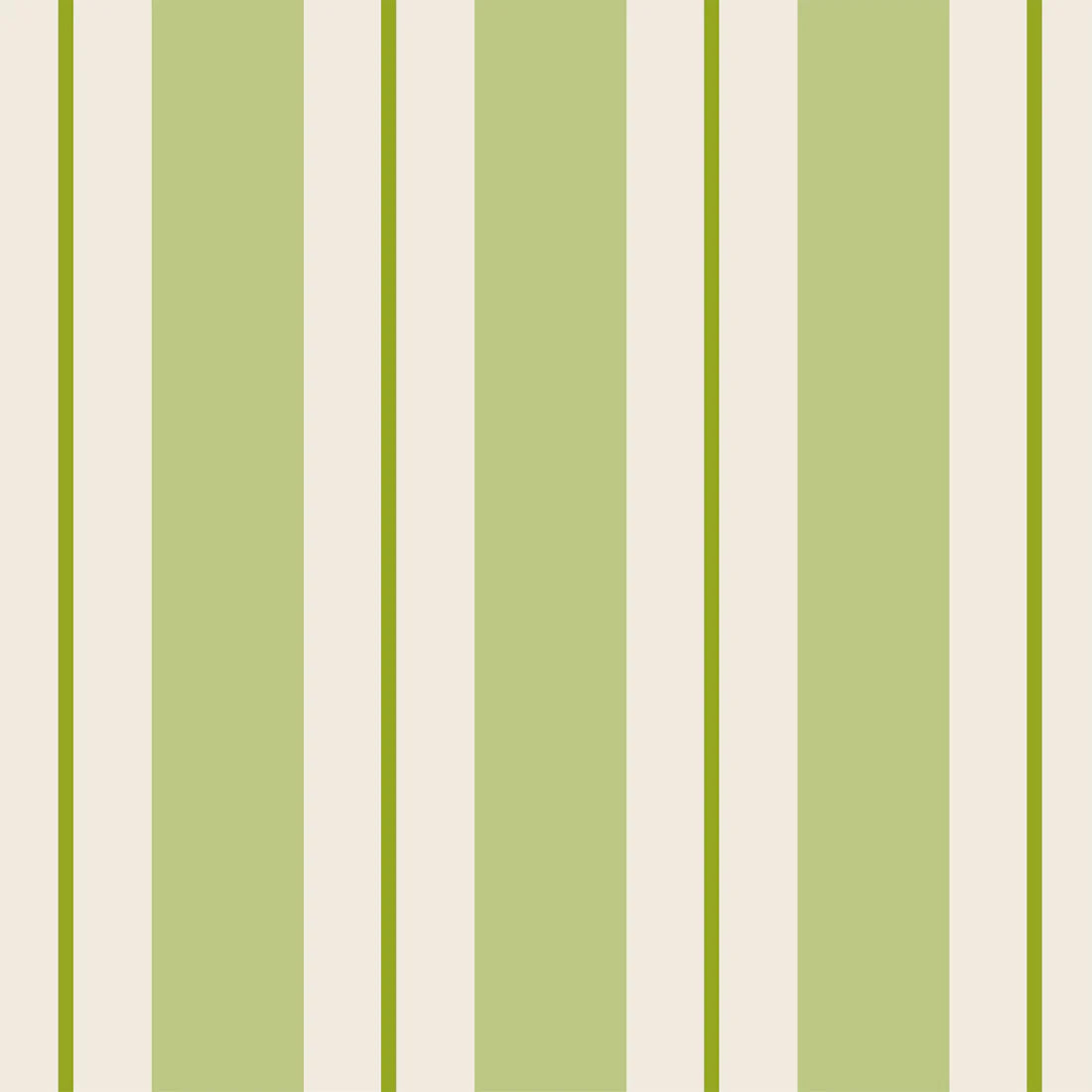 Green & Pink Awning Stripe Cocktail Napkin